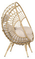 Loungestol rattan natur - Sunlife